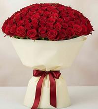 Букет 101 Красная роза Милано в городе Сатка