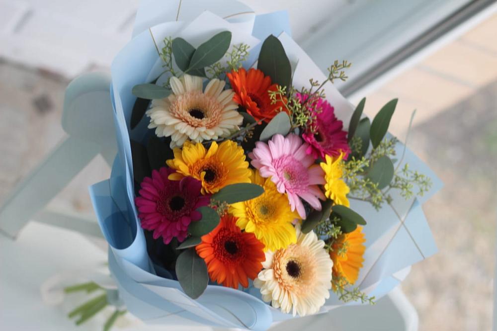 Букет цветов из: Герберы в городе Сатка