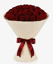 Букет 101 Бордовая роза Блэк Бакарра #REPLACE_PRED# городе Сатка