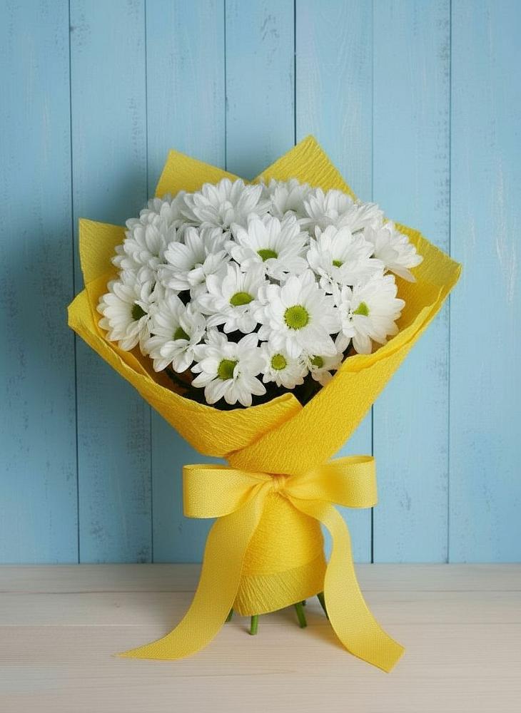 Букет цветов из: Хризантемы в городе Сатка