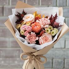 Букет цветов из:  Гвоздики, Хризантемы и Розы #REPLACE_PRED# городе Сатка