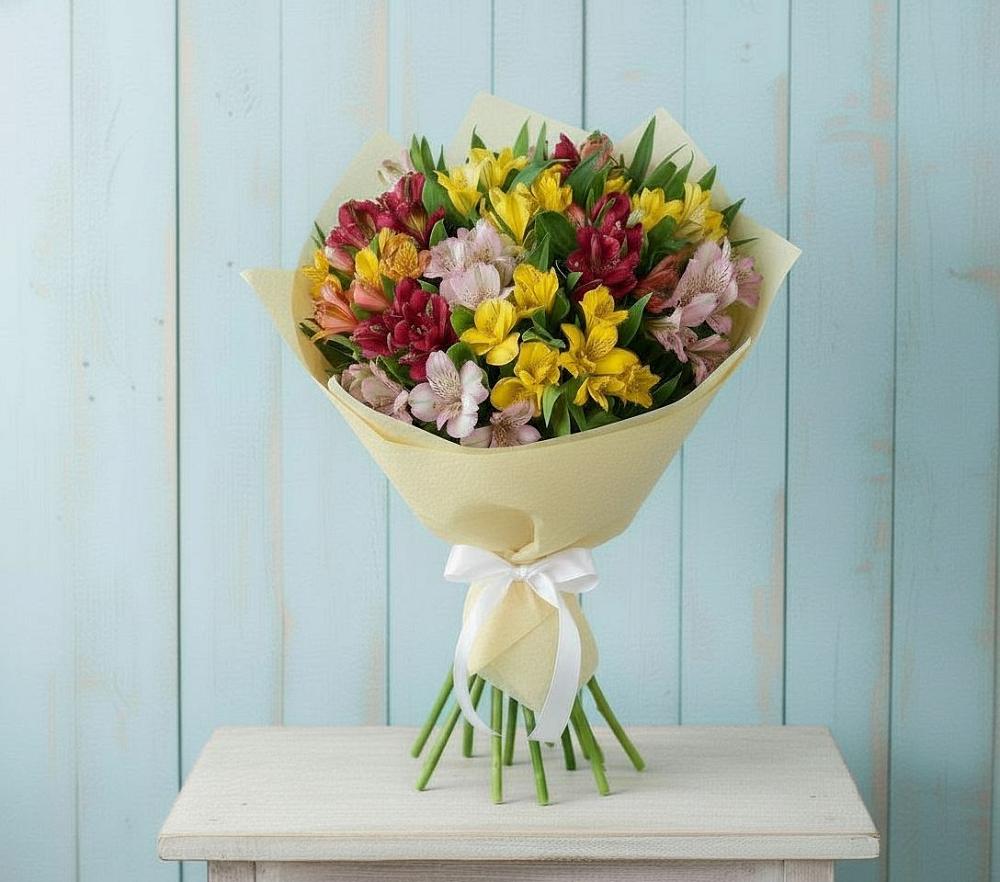 Букет цветов из: Альстромерии в городе Сатка