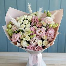Букет цветов из:  Альстромерии и Розы в городе Сатка